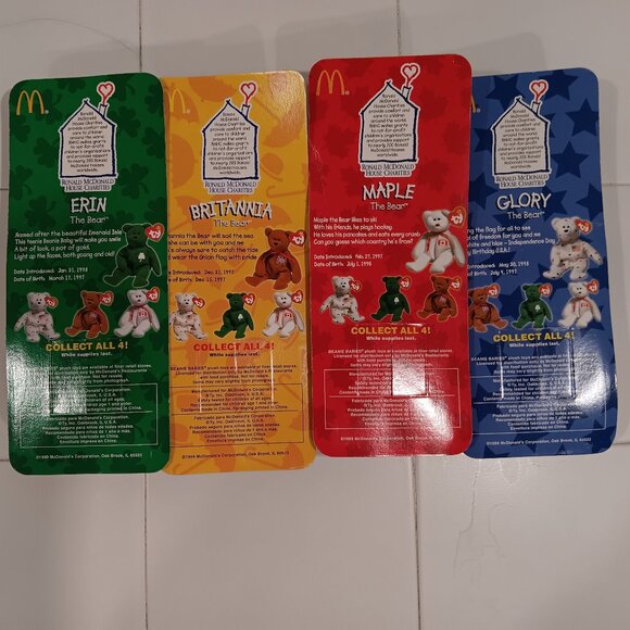 McDonald's Ty Beanie Babies complete set / Collection * Brand New * - Picture 2 of 6